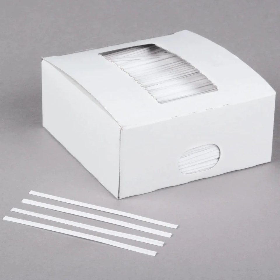 White Plastic Bag Ties