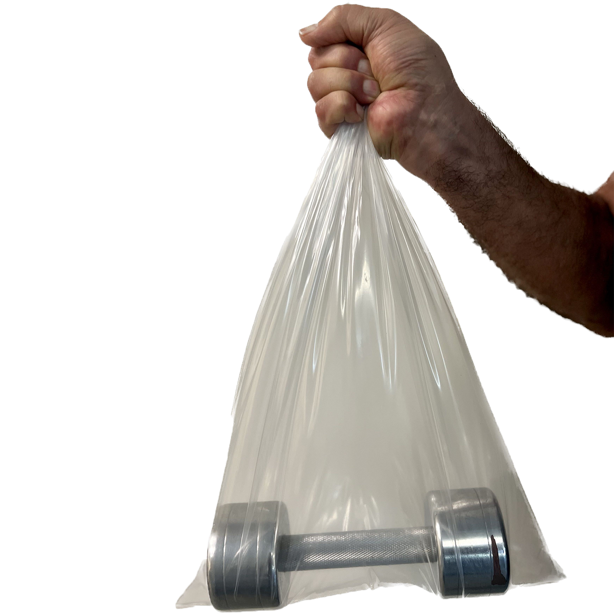 16x20 inch 1 mil lite-r standard lldpe flat bags - 1000/cs