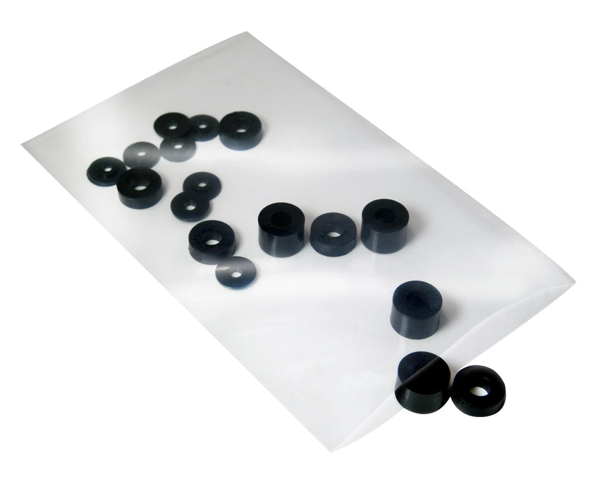 8" x 12" 1.25 Mil Flat Poly Bags - 2,000/Case
