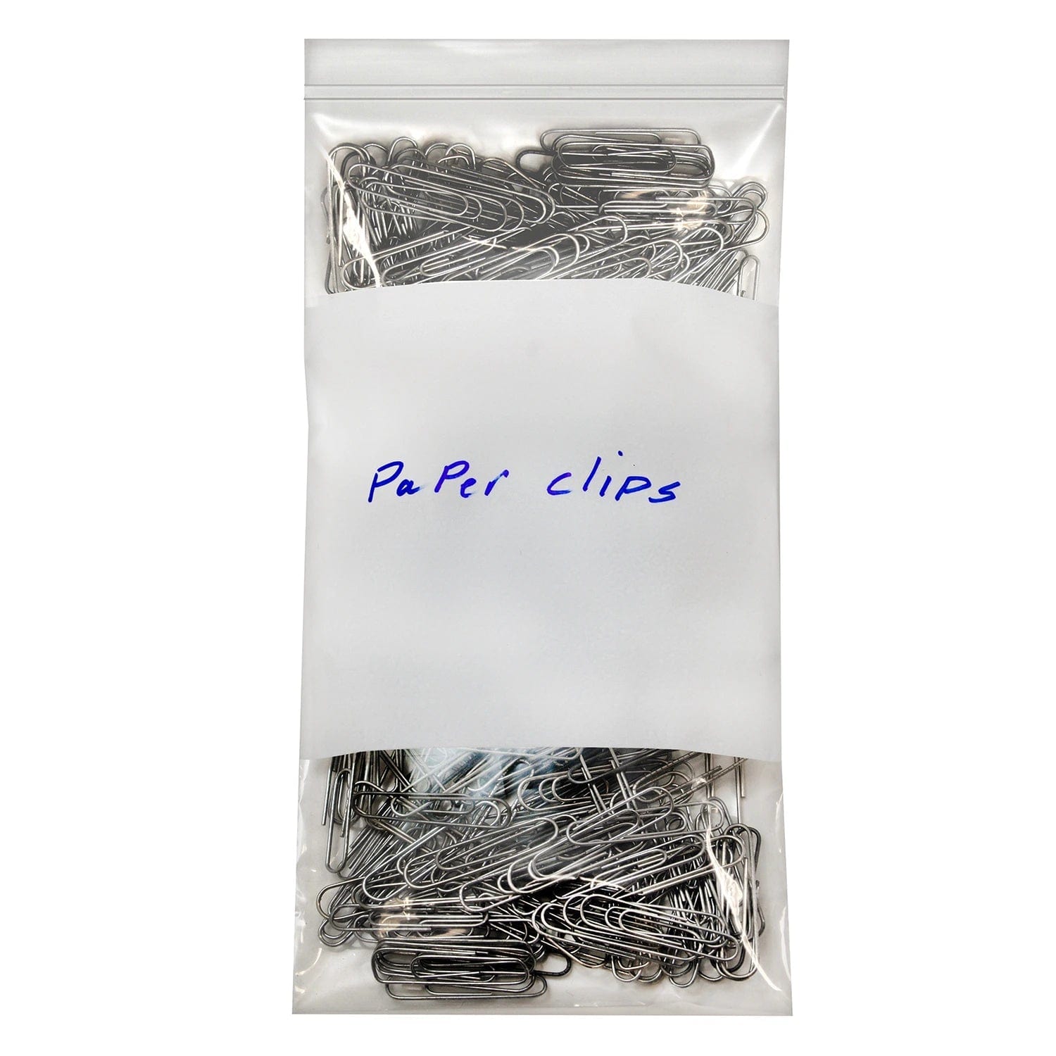 3" x 5" 4 Mil White Block Reclosable Bags - 1,000/Case