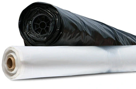 2 Mil Clear Poly Sheeting Tarps