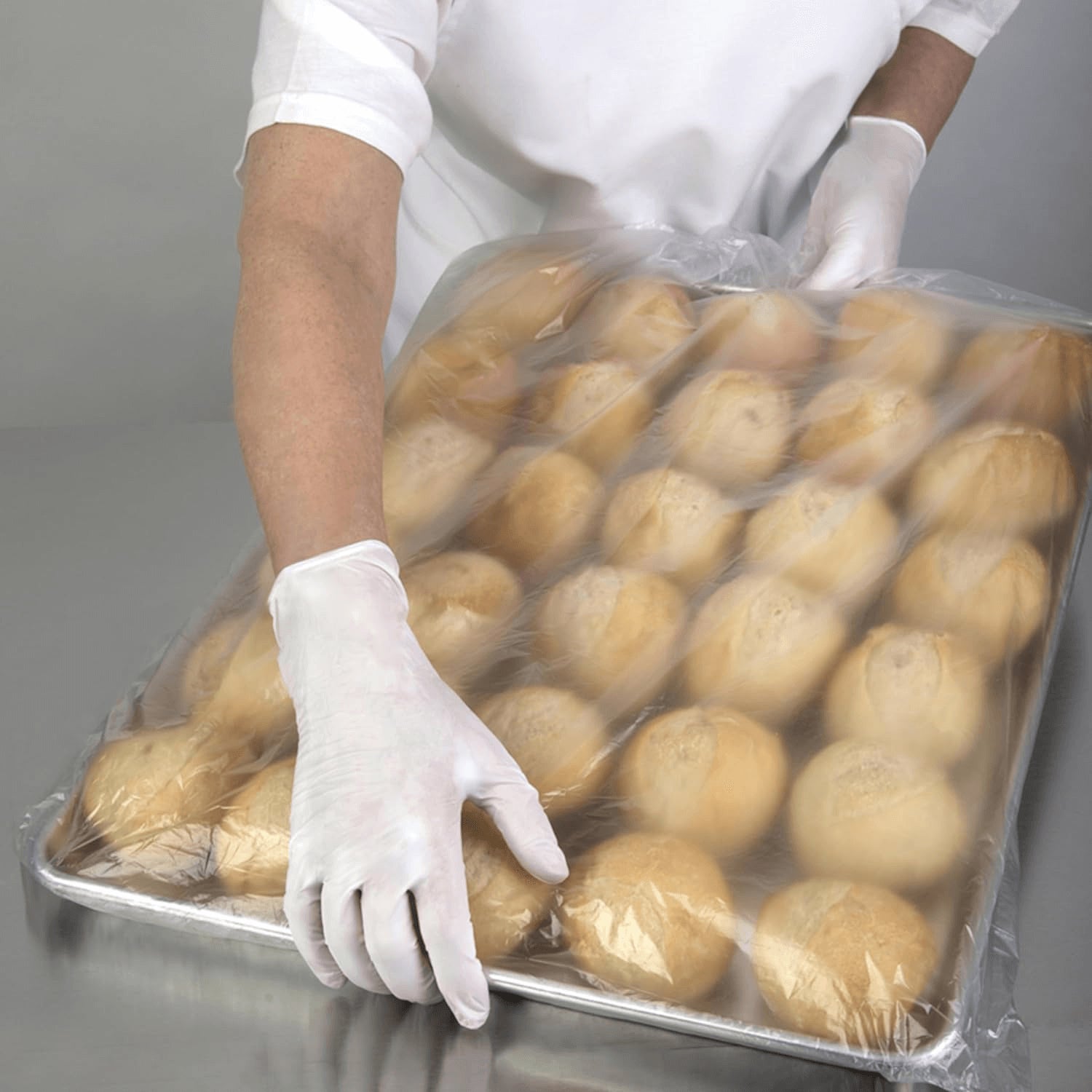 21x6x35 inch 0.75 Mil LDPE Bun Pan Covers - 200/RL