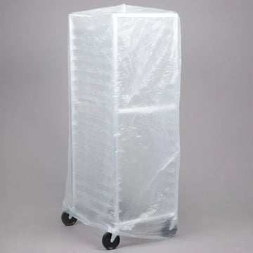 52” x 80” 0.6 Mil HDPE Bun Rack Covers - 50/CS