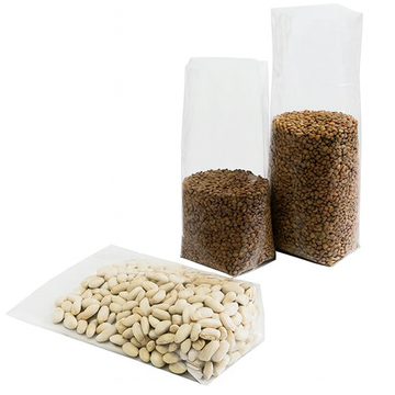 9.75" x 15" + 4.5"BG + 1.5" Lip 1 Mil LDPE Bottom Gusseted Bags - 1,000/Case