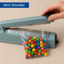 4" x 4" 2 Mil Flat Poly Bags - 2,000/Case