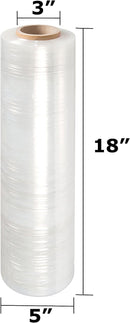18" x 1500' 80 Gauge Stretch Wrap (4 Rolls/Case)