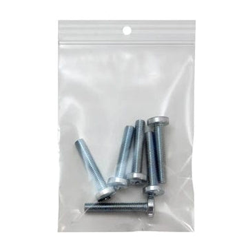 2" x 8" 4 Mil Hang Hole Reclosable Bags - 1000/Case