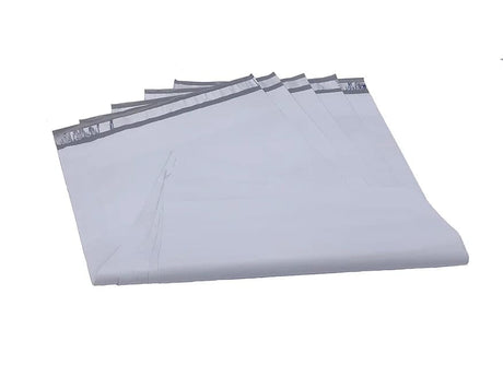 14.5" x 19" 2.0" Mil White Non-Perforated Poly Mailers #6 - 500/cs