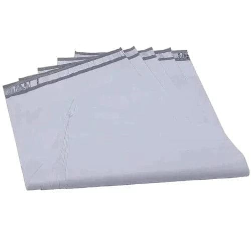 9" x 12" 2.0" Mil White Non-Perforated Poly Mailers #3 - 1000/cs