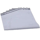7.5" x 10.5" White Non-Perforated Poly Mailers
