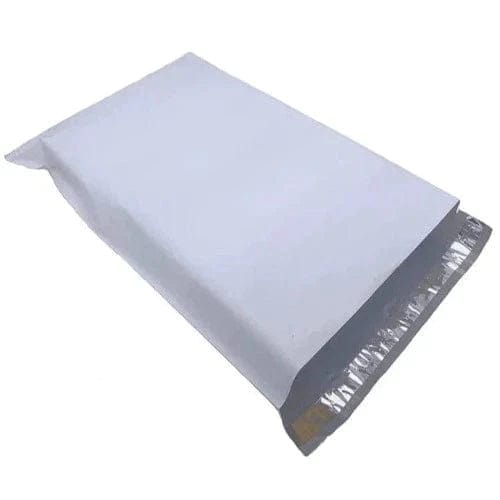 7.5" x 10.5" 2.0" Mil White Non-Perforated Poly Mailers #2 - 1000/cs