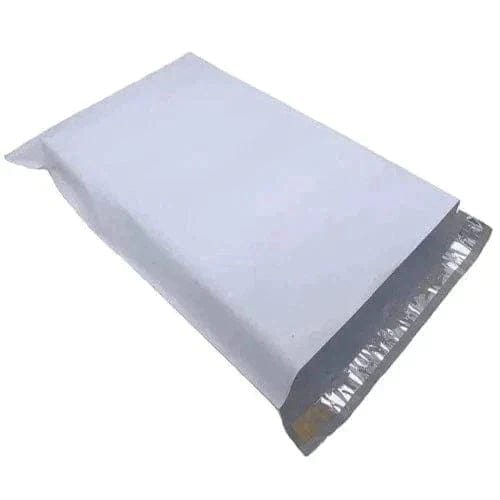 12" x 15.5" 2.0" Mil White Non-Perforated Poly Mailers #5 - 500/cs