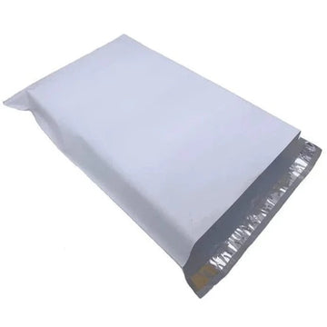 24" x 24" 2.0" Mil White Non-Perforated Poly Mailers #8 - 300/cs
