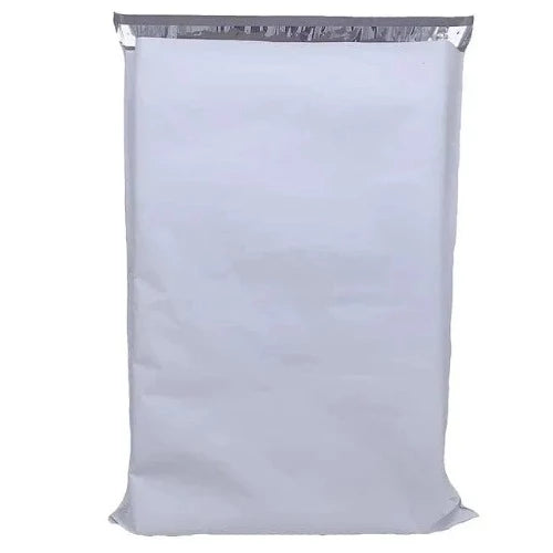 24" x 24" 2.0" Mil White Non-Perforated Poly Mailers #8 - 300/cs