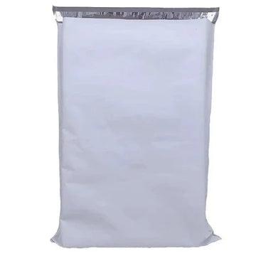 24" x 24" 2.0" Mil White Non-Perforated Poly Mailers #8 - 300/cs